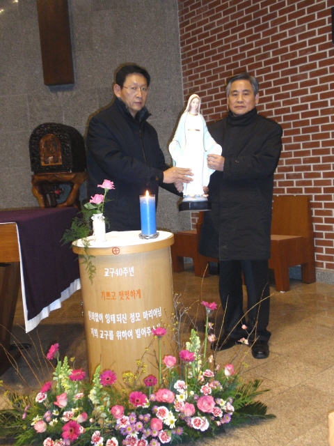안동교구 40돌 신앙대회, 순회기도로 준비