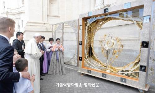 교황이 축복한 제대, 10월께 남양성모성지 도착