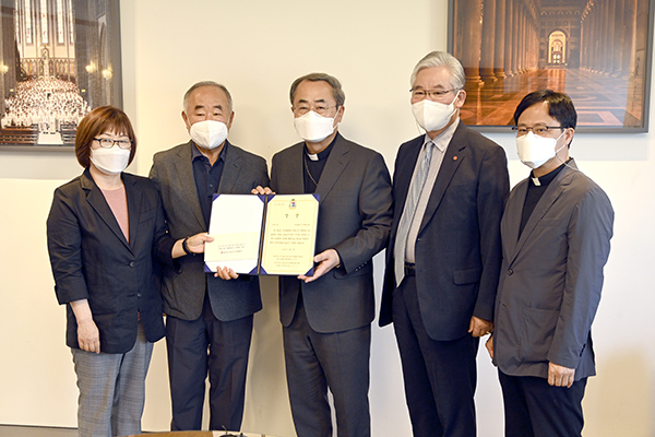 서울 석관동본당 ‘성 김대건 탄생 200주년 모바일 복음 쓰기’ 1위 수상